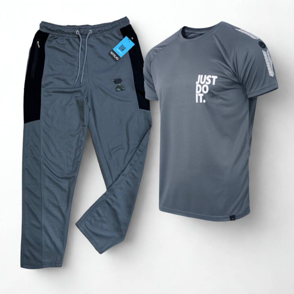 Men’s High-Performance Training Set – Slate Grey