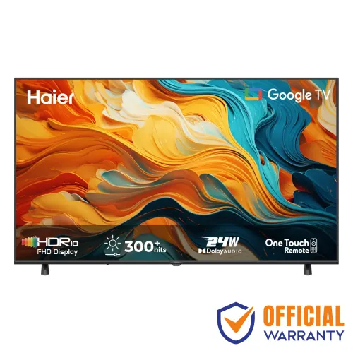 Haier 43 Inch FHD Google TV H43K85FFX with Official Warranty and Free Delivery
