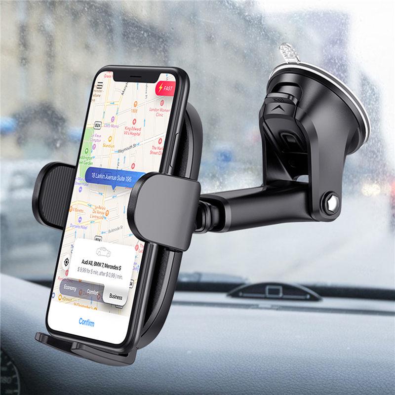 360° Rotating In Car Suction Mobile Phone Holder Stand Windscreen Universal Super Strong Car Mount